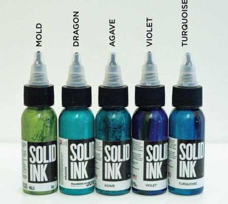 หมึกสักสีที่ไม่เป็นอันตราย 30ML 60ML พร้อมกลีเซอรีน