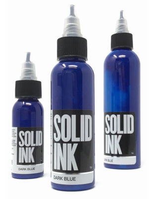 หมึกสักสีน้ำเงินเข้ม 30 มล. 60 มล. 120 มล. เม็ดสีอินทรีย์