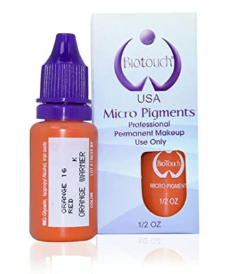 Biotouch MicrGel polishgment สีส้ม Pigment สีแต่งหน้าถาวร Microblading อุปกรณ์คิ้วแรเงา MicrGel polishgmentation