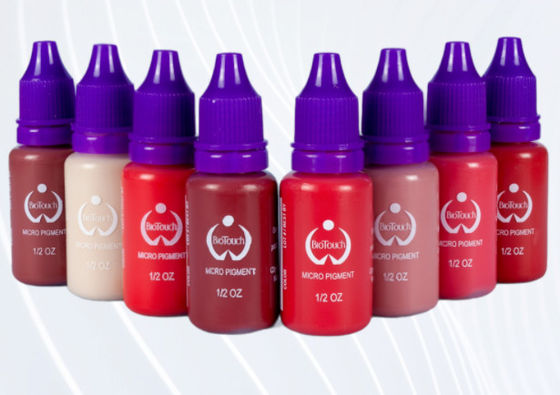 Biotouch MicrGel polishgment สีส้ม Pigment สีแต่งหน้าถาวร Microblading อุปกรณ์คิ้วแรเงา MicrGel polishgmentation