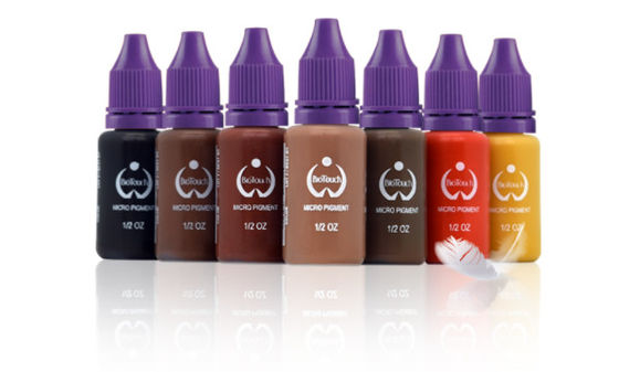 Biotouch Micro Pigment รงควัตถุสีน้ำตาลเข้มสีแต่งหน้าถาวร Microblading อุปกรณ์คิ้วแรเงา MicrGel polishgmentation