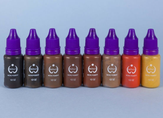 Biotouch Micro Pigment รงควัตถุสีน้ำตาลเข้มสีแต่งหน้าถาวร Microblading อุปกรณ์คิ้วแรเงา MicrGel polishgmentation