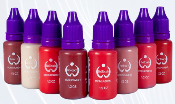 Biotouch Micro Pigment สีเบจ Pigment สีแต่งหน้าถาวร Microblading อุปกรณ์คิ้วแรเงา MicrGel polishgmentation