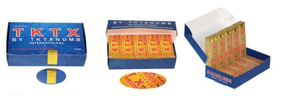 TKTX Tattoo Numbing Cream การแต่งหน้าแบบถาวร ครีมหลับหลอน คุณภาพดี Tattoo ริมขน