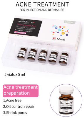 Acne Treatment Essence Serum ฉีด ใช้ Meso Theraphy Safe Good Effect Serum Set 5 ชิ้น/เซ็ต