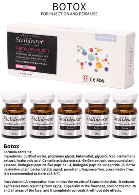Stalideram Original Botox ฉีด Meso Therapy สำหรับใบหน้าที่อายุน้อยกว่า Safe Good Natural Effect