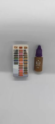 Biotouch MicrGel polishgment รงควัตถุสีน้ำตาลอ่อนสีแต่งหน้าถาวร Microblading อุปกรณ์แรเงาคิ้ว