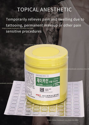 J CAIN 500g 29.9% Tattoo Numbing Cream Original Quality Green Label 15.6%/29.9% OEM Package Good Price