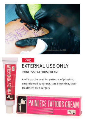 Tattoo Painless Cream Anesthetic Numbing Cream 10g 20g 30g หลอด Pain Relieving